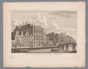Veduta di Felix Meritis ad Amsterdam da Carel Frederik Bendorp (I)