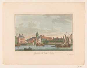 Vista della chiesa a Oost-Zaandam da Carel Frederik Bendorp (I)