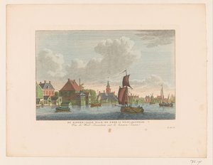 Veduta del villaggio di Westzaandam visto sull