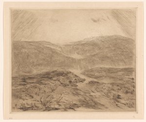 Paesaggio dunale con raggi di sole da Carel Nicolaas Storm van 