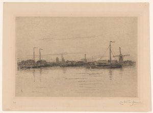 Veduta di Dordrecht da Carel Nicolaas Storm van 