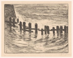 Palificazioni nella Schelda presso Vlissingen da Carel Nicolaas Storm van 