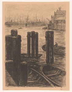 Pali nel porto di Amburgo