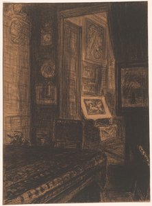 Interno di una stanza da Carel Nicolaas Storm van 