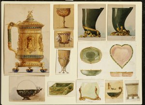 Selezione di disegni, Casa di Carl Faberge