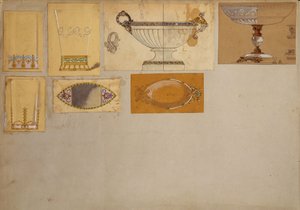 Selezione di disegni, Casa di Carl Fabergé da Carl Fabergé
