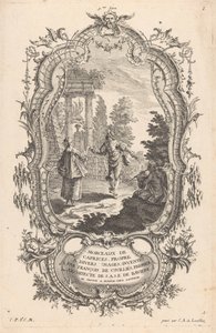 Coppia danzante da Carl Albert von Lespilliez