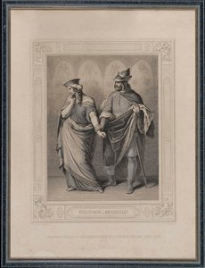 Il Nibelungenlied. Gunther e Brunilde, 1860 da Carl Arnold Gonzenbach
