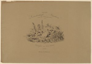 Sei studi di paesaggio dal vero