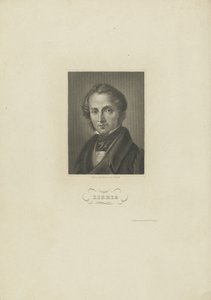 Ritratto del chimico Justus von Liebig, c. 1840 da Carl Barth