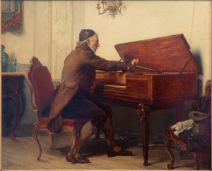 Uomo al clavicembalo da Carl Bernhard Schlösser