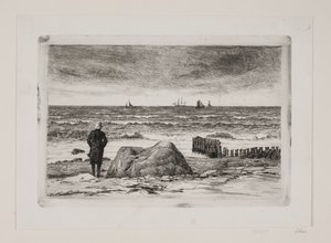 Tempo ventoso. Scena marina da Carl Bloch