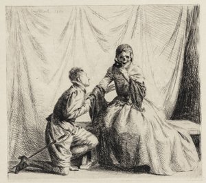 Il giovane e la morte da Carl Bloch