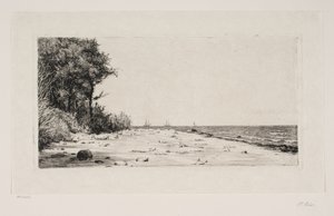 Dalla costa settentrionale della Zelanda. Piantagione di Hornbæk da Carl Bloch