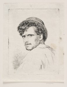Testa di un italiano da Carl Bloch