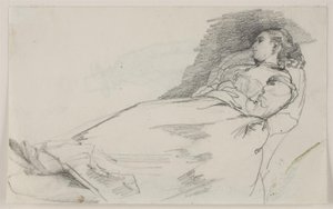 Donna dormiente (Alma Bloch) da Carl Bloch
