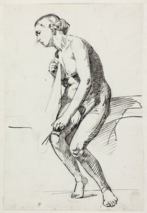 Studi per il dipinto del museo "La figlia di Jairo" (kms835)