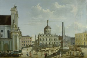 Veduta del Municipio, 1772 da Carl Christian Baron