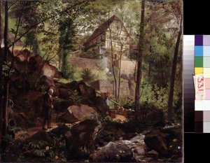 La passeggiata del principe Max da Carl Christian Vogel von Vogelstein