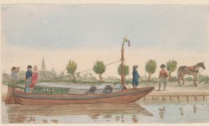 Barca da traino, 1824 da Carl Cristiaan Fuchs