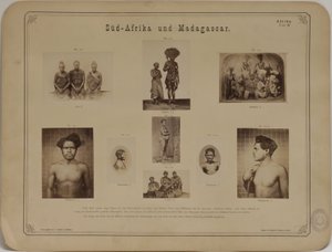 Album fotografico di antropologia - etnologia da Carl Dammann