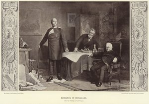 Bismarck a Versailles da Carl Ernst Ludwig Wagner