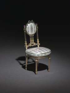 Sedia in miniatura da Carl Fabergé