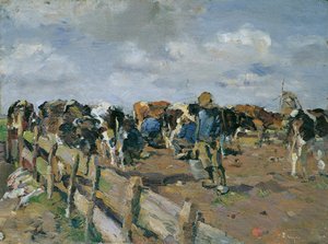 Mungere le mucche da Carl Fahringer