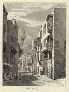 Egitto - Darb al-Ahmar al Cairo da Carl Friedrich Heinrich Werner