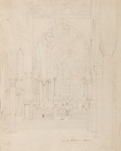 Sicilia: Cappella Palatina, Palermo, c.1850 da Carl Friedrich Heinrich Werner