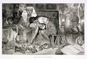 La morte del primogenito, XIX secolo da Carl Friedrich Heinrich Werner