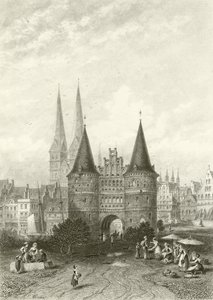 La Porta di Holstein, Lubecca da Carl Friedrich Heinrich Werner