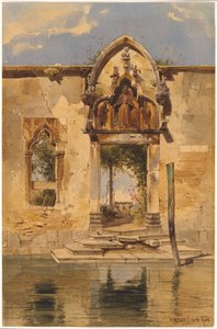 Il portale della Madonna della Misericordia dal canale