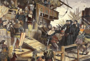 La cattura del pirata Klaus Störtebecker ad Amburgo da Carl Gehrts