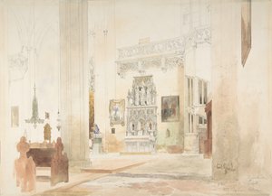 Interno della Chiesa di San Severino a Erfurt