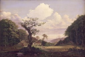 Paesaggio con vista su Sjælsø vicino a Hørsholm da Carl Georg Scheuermann