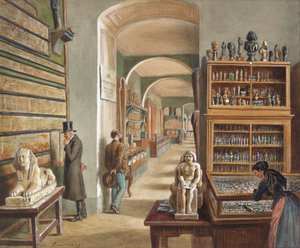 Il secondo gabinetto della collezione egizia da Carl Goebel d. J.