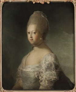 Ritratto di Caroline Matilda di Gran Bretagna, regina di Danimarca