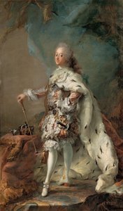 Ritratto di Federico V in abito da unguento da Carl Gustaf Pilo