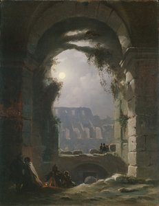 Il Colosseo di notte, primi anni 1830