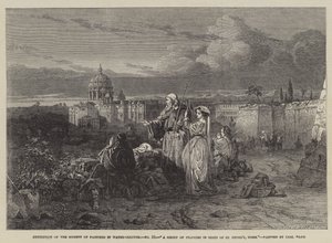 Un gruppo di pellegrini in vista di San Pietro, Roma da Carl Haag