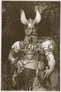 Un capo vichingo, illustrazione da 