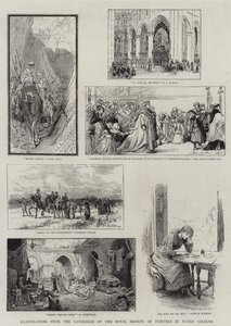 Illustrazioni dal catalogo della Royal Society of Painters in Water Colours da Carl Haag