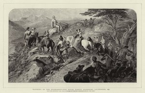 Mattina nelle Highlands, la Famiglia Reale che sale il Lochnagar, 1853