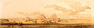 Le piramidi di Giza, 1859 da Carl Haag
