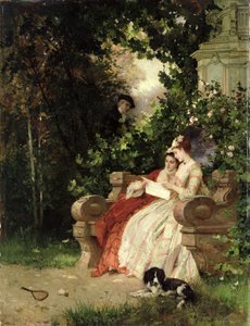 Il pettegolo, 1868 da Carl Heinrich Hoff