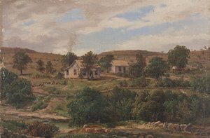 Ranch Klappenbach vicino a Johnson City, Texas da Carl Hermann Frederick Lungkwitz