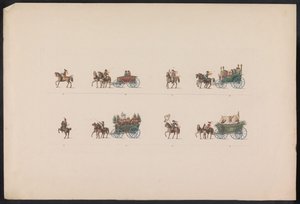 Processione per il matrimonio della Principessa Sofia, 1842 (tavola 3) da Carl Hess
