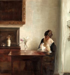 Interno con madre e bambino