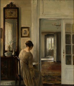 Lettura. La moglie del pittore
